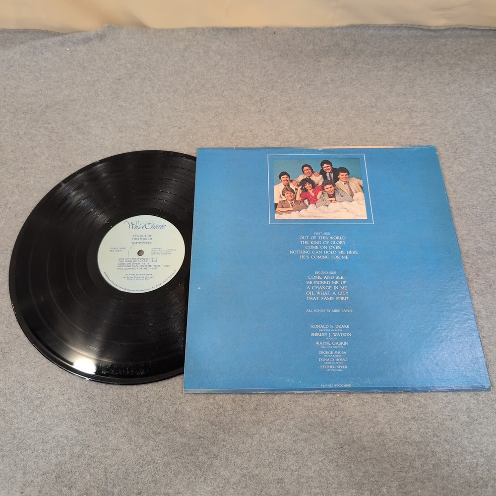 The Paynes It's Out of This World Signed Vinyl LP Windchime Records WC-8231 - Picture 5 of 5